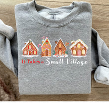 Load image into Gallery viewer, It Takes a Small Village Gingerbread Sweatshirt (Women's)