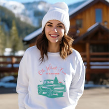 Load image into Gallery viewer, Oh What Fun Holiday Truck Sweatshirt (Adult Unisex)
