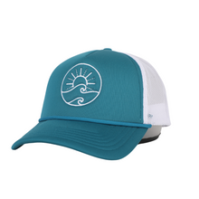 Load image into Gallery viewer, Emerald Bay Sun Waves Trucker