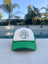 Load image into Gallery viewer, Green Room Sun Waves Trucker