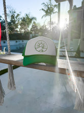 Load image into Gallery viewer, Green Room Sun Waves Trucker