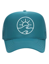 Load image into Gallery viewer, Emerald Bay Sun Waves Trucker