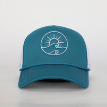 Load image into Gallery viewer, Emerald Bay Sun Waves Trucker