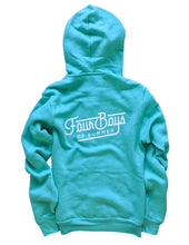 Load image into Gallery viewer, 4BOS Style Zip Up Hoodie (Coastal Teal)