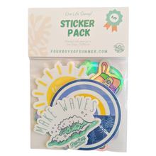 Load image into Gallery viewer, Live Life Sunny Sticker Pack