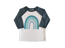 Load image into Gallery viewer, Toddler Coastal Rainbow 3/4 Sleeve Tee