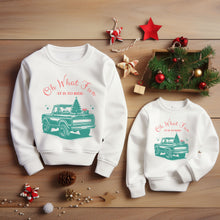 Load image into Gallery viewer, Oh What Fun Holiday Truck Sweatshirt (Adult Unisex)
