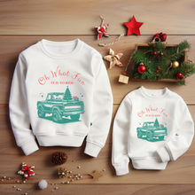 Load image into Gallery viewer, &quot;Oh What Fun&quot; Unisex Holiday Sweatshirt
