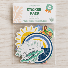 Load image into Gallery viewer, Live Life Sunny Sticker Pack
