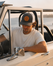 Load image into Gallery viewer, Sunny Patch Trucker Hat-Charcoal
