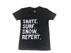 Skate/Surf/Snow Repeat Tee